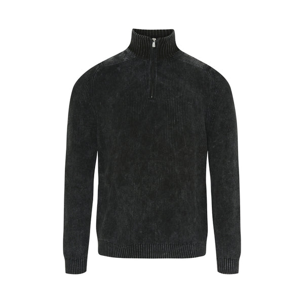 Sea Ranch Archibald Half Zip Knit Black