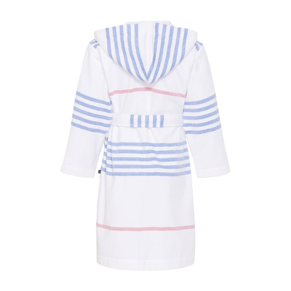 Sea Ranch Bathrobe Kids Towels 1084 White/Federal Blue