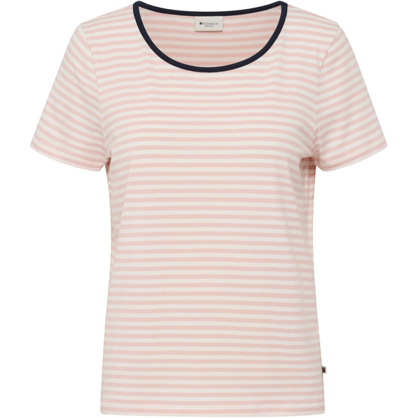 Redgreen Women Cecilie Tee Polo Shirts 140 Rose Pastel Stripe