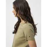 Redgreen Women Celina T-shirt Short Sleeve Tee 074 Khaki