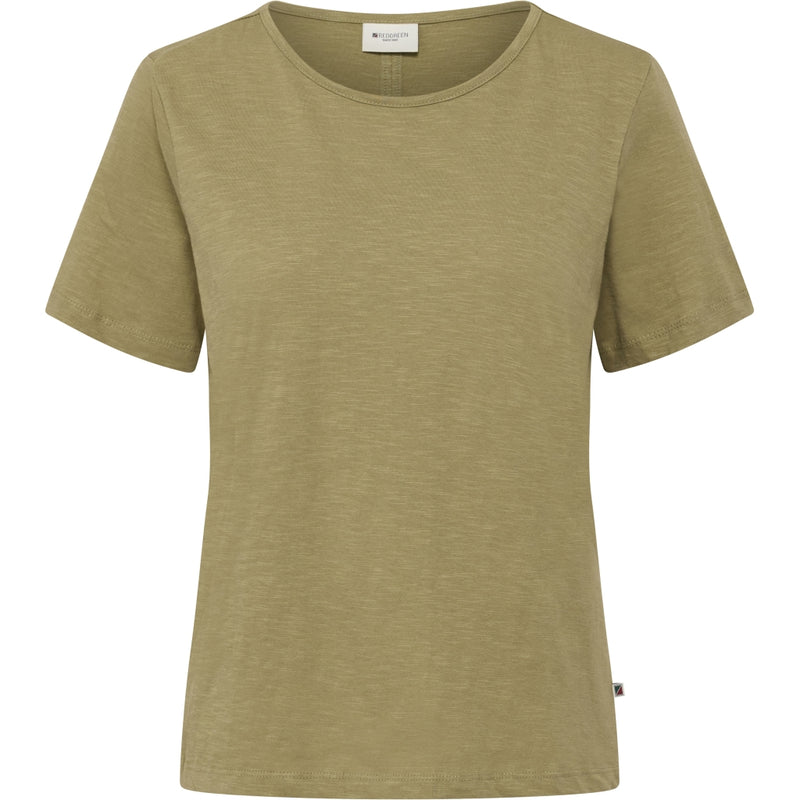 Redgreen Women Celina T-shirt Short Sleeve Tee 074 Khaki