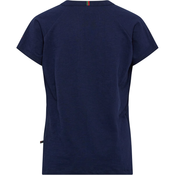 Redgreen Women Charlot Tee Short Sleeve Tee 068 Navy