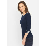 Sea Ranch Charlotte Long Sleeve Tee Long Sleeve Tee SR Navy