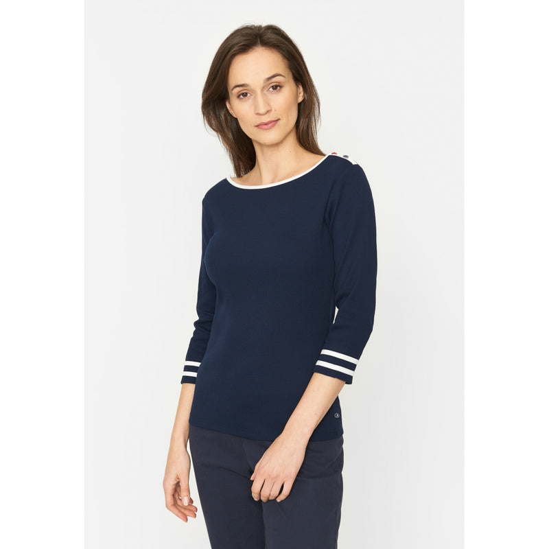 Sea Ranch Charlotte Long Sleeve Tee Long Sleeve Tee SR Navy