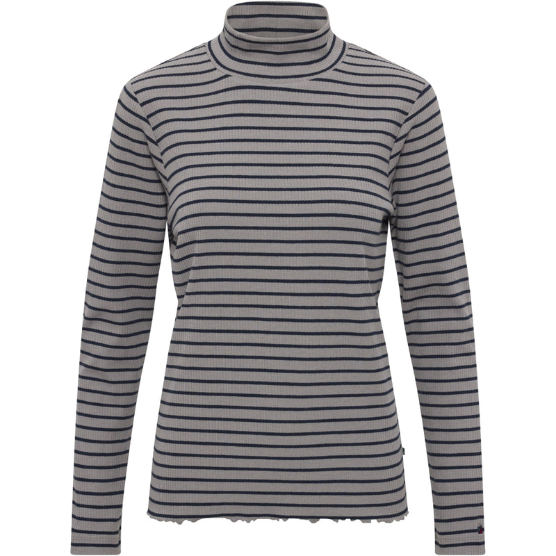 Redgreen Women Crawley Long Sleeve Tee 113 Grey Stripe