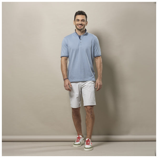 Sea Ranch Eik Polo Polo Shirts Dull Pastel Blue