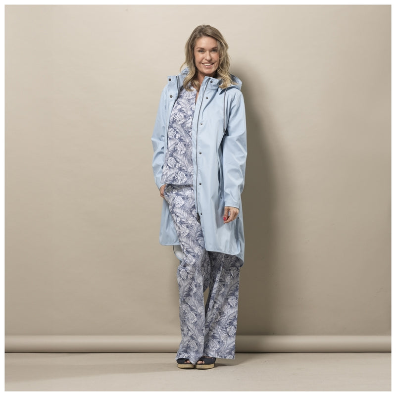 Sea Ranch Elice Rain Coat Jackets and Coats 4091 Cashmere Blue