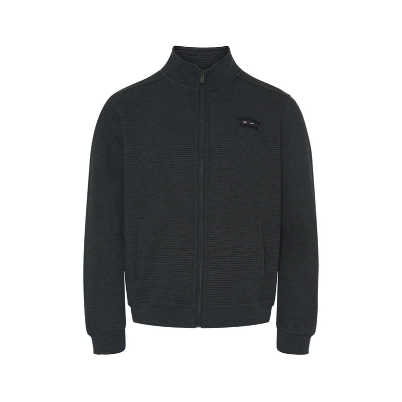 Sea Ranch Garcia Long Sleeve Sweat Zip Cardigan Sweats Graphite Melange