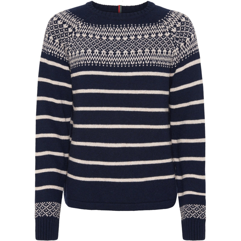 Redgreen Women Jeta Crew Neck Knit Knit 468 Navy