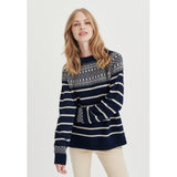 Redgreen Women Jeta Crew Neck Knit Knit 468 Navy