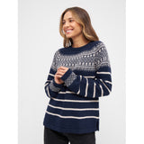 Redgreen Women Jeta Crew Neck Knit Knit 468 Navy