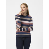 Redgreen Women Joe Knit Knit 143 Pale Pink Stripe