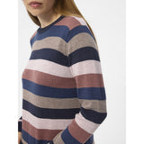 Redgreen Women Joe Knit Knit 143 Pale Pink Stripe