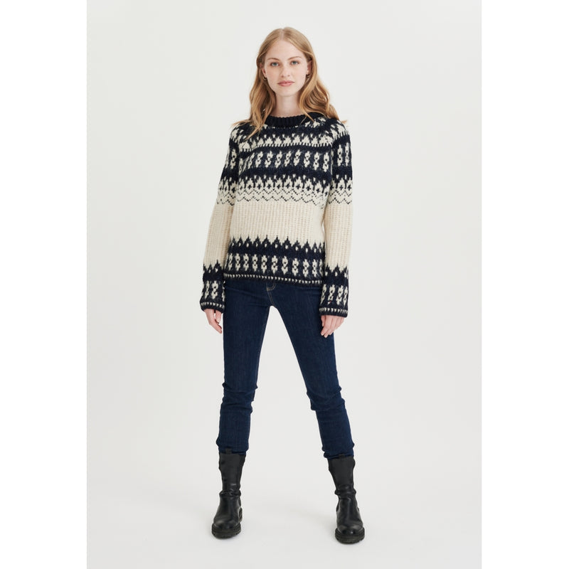 Redgreen Women Kari Knit Knit 369 Dark Navy Jacquard