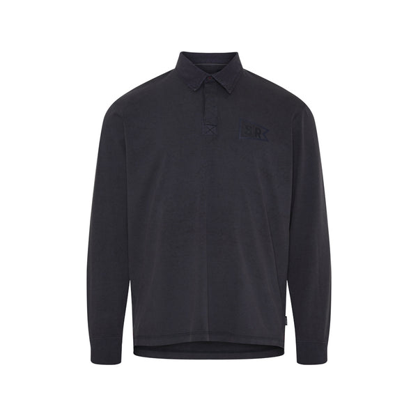 Sea Ranch Karl Rugby Long Sleeve Tee Dark Navy