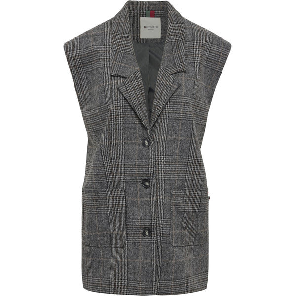 Redgreen Women Lago Vest Vest 218 Anthracite Grey