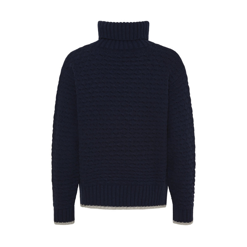 Sea Ranch Lotte Roll Neck Knit SR Navy