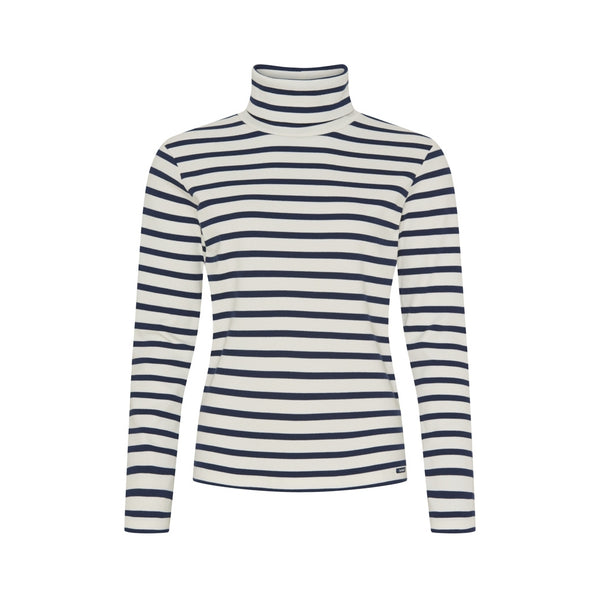 Sea Ranch Natasha Long Sleeve Tee Pearl/SR Navy