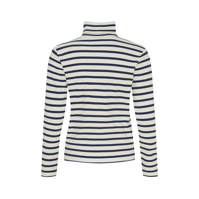 Sea Ranch Natasha Long Sleeve Tee Pearl/SR Navy