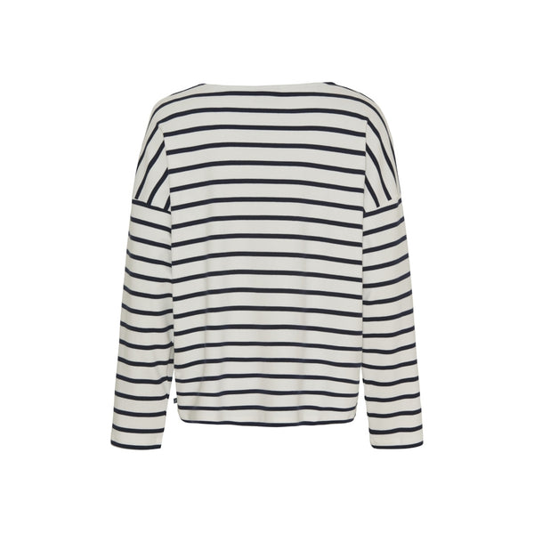 Sea Ranch Nessie Long Sleeve Tee Pearl/SR Navy