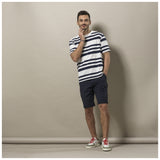 Sea Ranch Pascal T-shirt Short Sleeve Tee Pearl/SR Navy