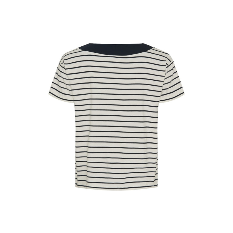 Sea Ranch Patrizia Short Sleeve Tee Short Sleeve Tee Pearl/Dark Navy