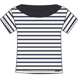 Sea Ranch Patrizia Short Sleeve Tee Short Sleeve Tee Pearl/Dark Navy