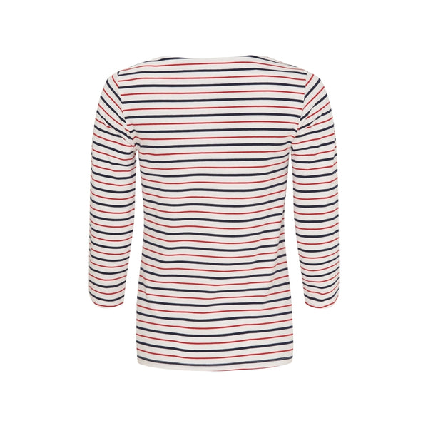 Sea Ranch Pipi Long Sleeve Tee Long Sleeve Tee Pearl/SR Navy/Red