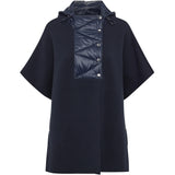 Redgreen Women Ravenna Poncho Jackets and Coats 069 Dark Navy