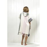 Redgreen Women Rio Poncho Towels 141 Rose Stripe