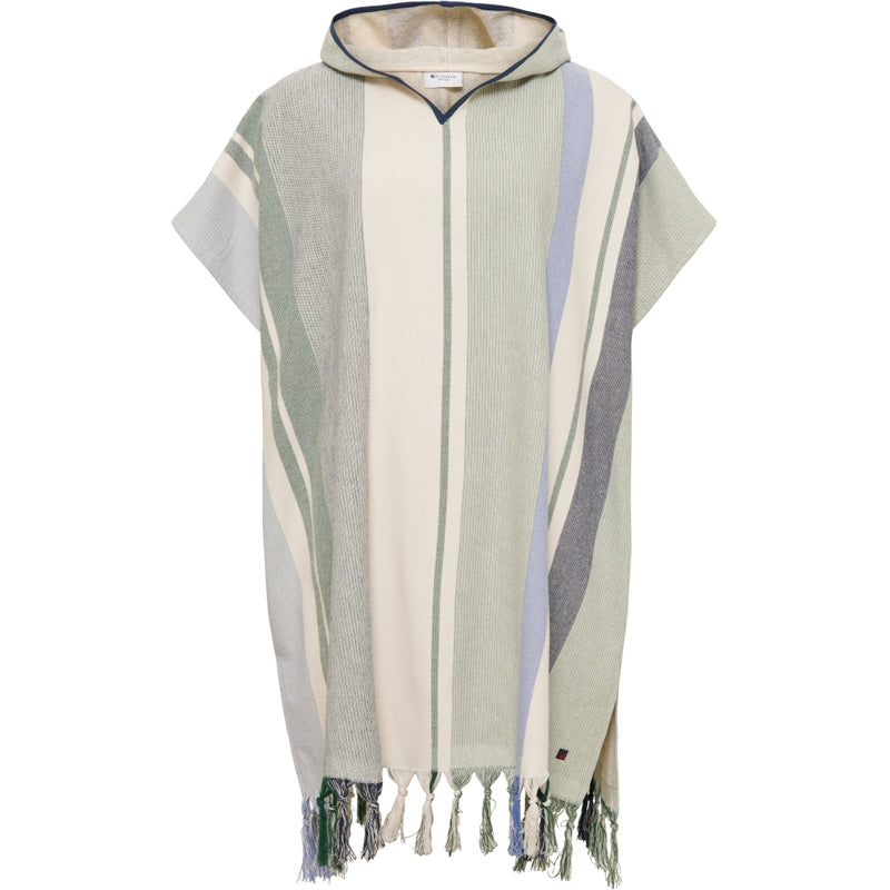 Redgreen Women Rio Poncho Towels 161 Sky Blue Stripe