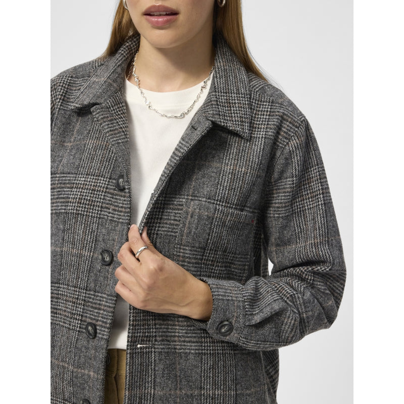 Redgreen Women San Sebastian Overshirt Jackets and Coats 218 Anthracite Grey