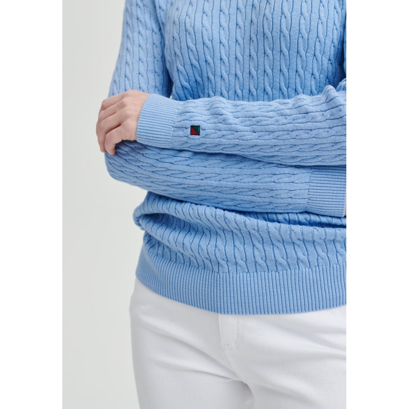 Redgreen Women Simone Cable Knit Knit 062 Light Blue