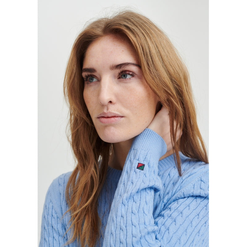 Redgreen Women Simone Cable Knit Knit 062 Light Blue