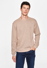 Sea Ranch Winston Long Sleeve Sweatshirt Sweats Sand Melange