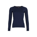 Sea Ranch Womens Merino Wool Crew Neck Underwear Navy